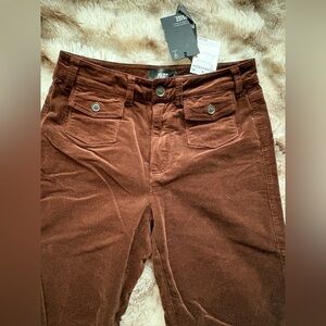 PAIGE Wide Leg Corduroy Pants